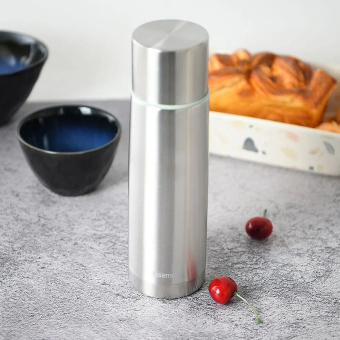 Fissman Double Wall Vacuum Flask - Stainless Steel - 1000 ml