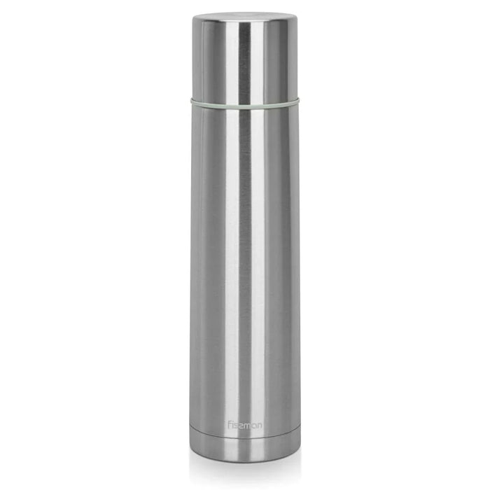 Fissman Double Wall Vacuum Flask - Stainless Steel - 1000 ml