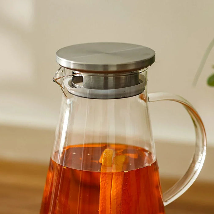 Danube Essential Glass Jar with Metal Lid - 1800 ml