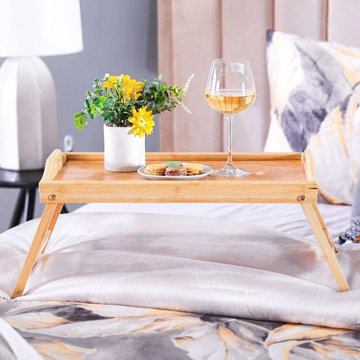 Loretta Bamboo Breakfast Table-50x31x2 cm