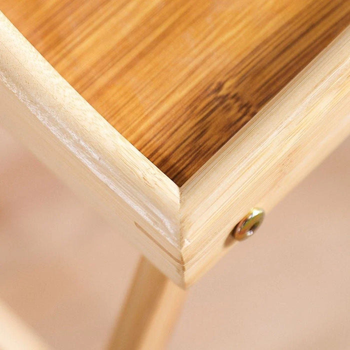 Loretta Bamboo Breakfast Table-50x31x2 cm