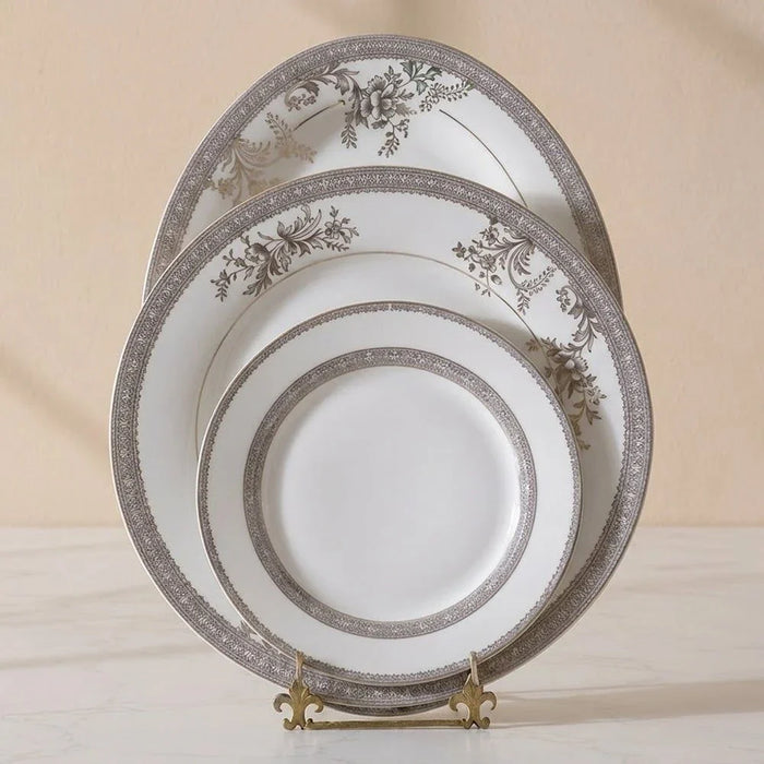 Erika 32-Piece New Bone China Dinner Set -Serve 6
