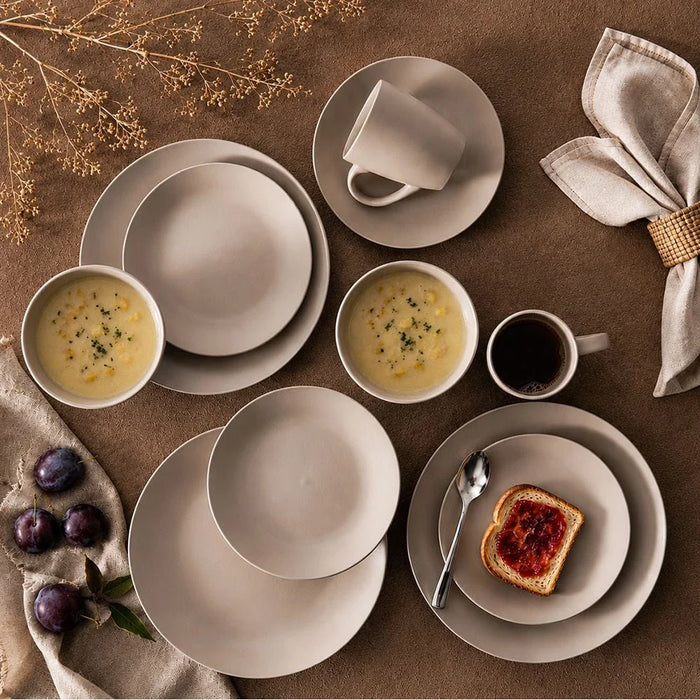 Apollo 16-Pc Color Glazed Stoneware Dinner Set - Serves 4