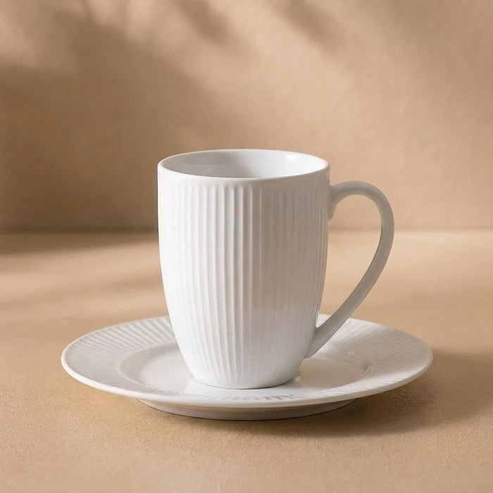 Apollo 16-Pc Embossed New Bone China Dinner Set-Serves 4