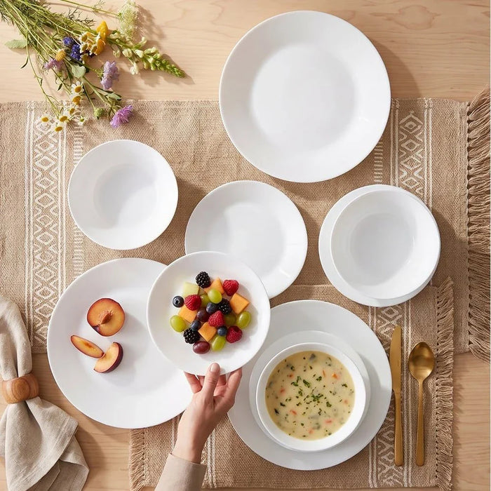 Aria 12-Piece Dinner Opal Dinner Set