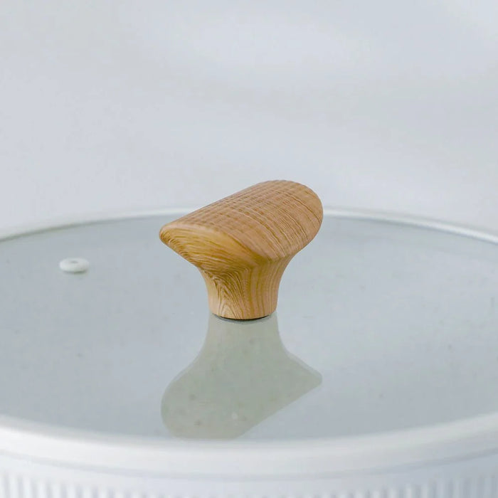 Chef's Delight Radiant Pro Casserole with Lid - Cream - 20x9.5 cm