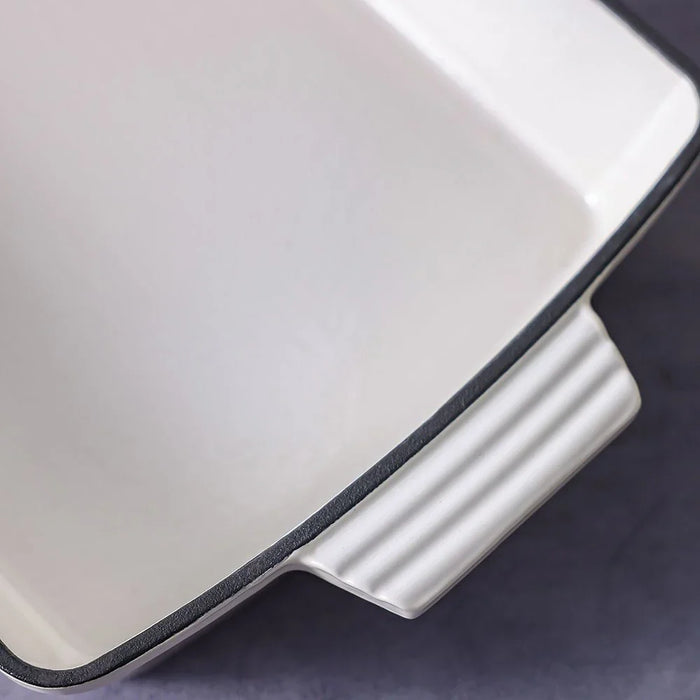 Chef's Delight Cast Iron Rectangle Shape Roaster - 33x23 cm
