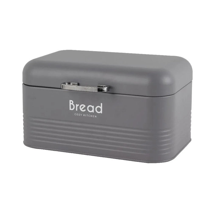 Gravitas Metal Bread Box Grey 30X19.5X15.5 Hcm
