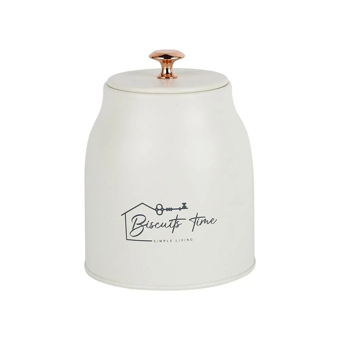 Adrian 2-Piece Metal Storage Box Beige 1500Ml