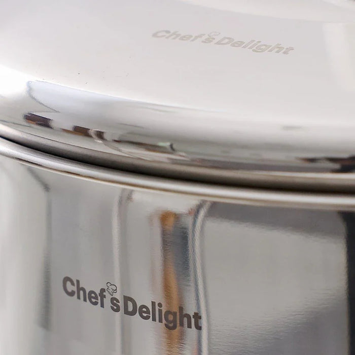 Chef's Delight 9-Piece Stainless Steel Cookware Set