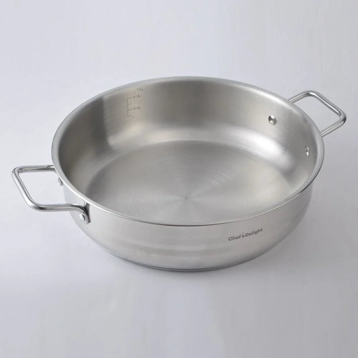 Chef's Delight 9-Piece Stainless Steel Cookware Set