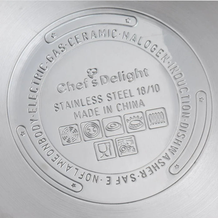Chef's Delight 9-Piece Stainless Steel Cookware Set