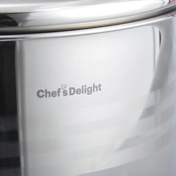Chef's Delight 9-Piece Stainless Steel Cookware Set
