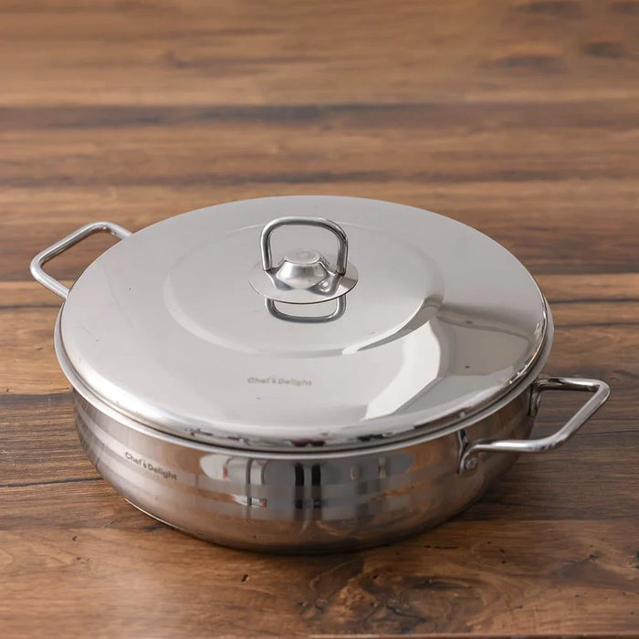 Chef's Delight 9-Piece Stainless Steel Cookware Set