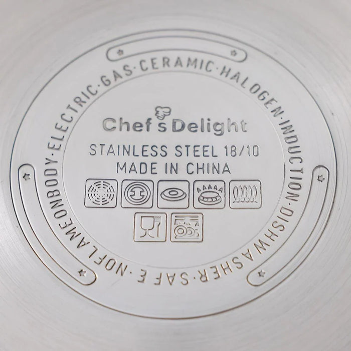 Chef's Delight 9-Piece Stainless Steel Cookware Set