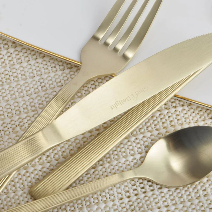 Zeenah 24-Piece Cutlery Set -Serves 6
