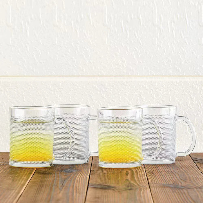Minetta 4-Piece Glass Mug Set 280ml