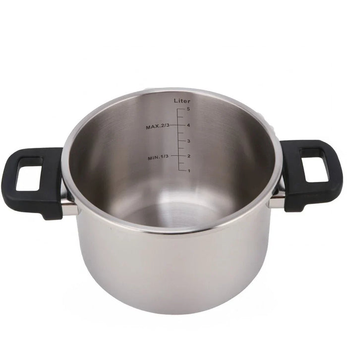 Chef's Delight Long Handle Stainless Steel Pressure Cooker- 3L