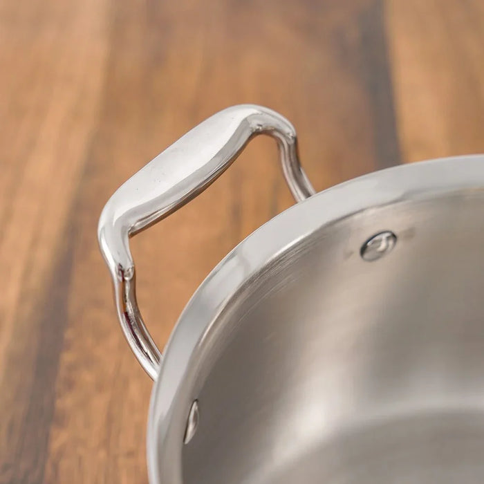 Chef's Delight Tri-Ply Stainless Steel Handi with Stainless Steel Lid, 28cm (8.5 L)
