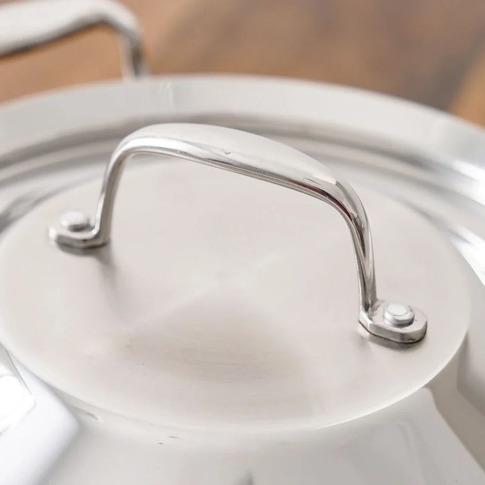 Chef's Delight Tri-Ply Stainless Steel Handi with Stainless Steel Lid, 28cm (8.5 L)