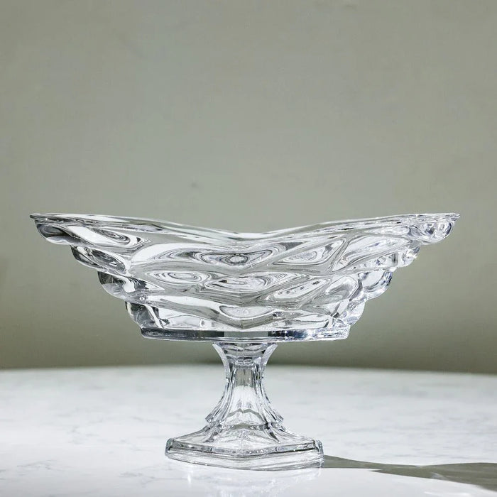 Mondo Bugatti Large Oval Shallow Bowl on Foot 35x21cm