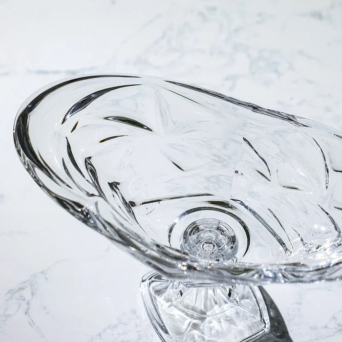 Mondo Bugatti Large Oval Shallow Bowl on Foot 35x21cm