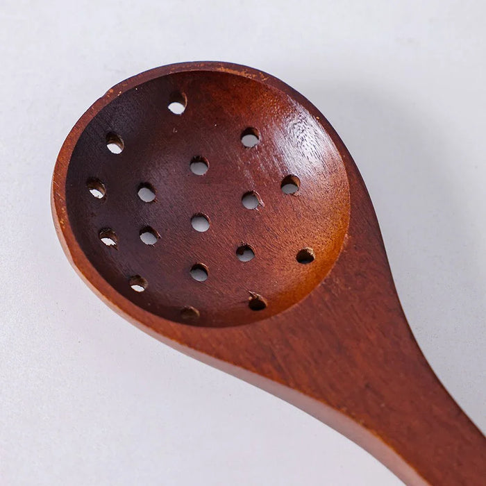 Chef's Delight Slotted Ladle Acacia Wood 7X30X2Cm