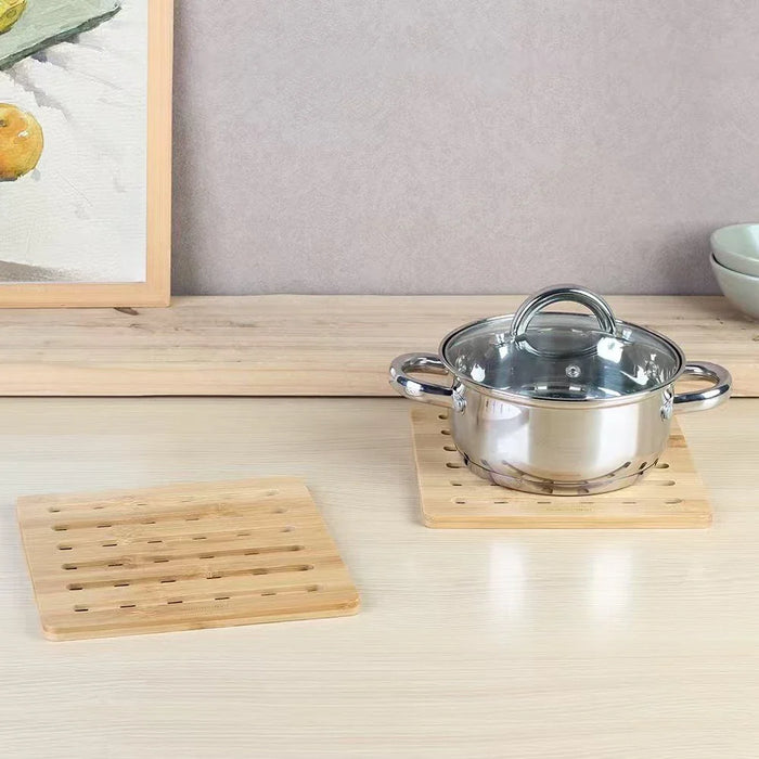 Aaron 2-Piece Bamboo Trivet 20X20X1 HCM