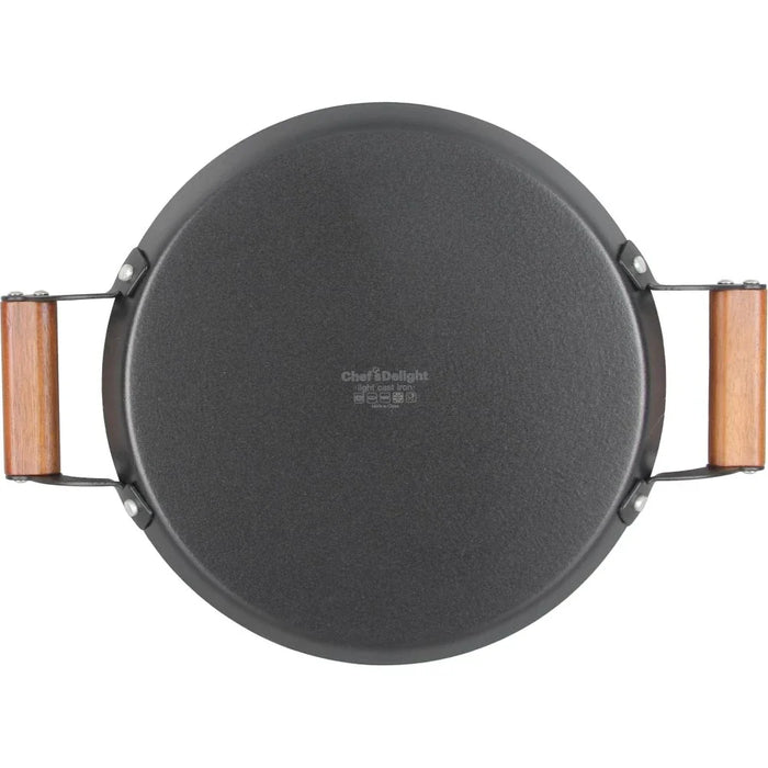 Chef's Delight Light Cast Iron Crepe Griddle Pan-27CM