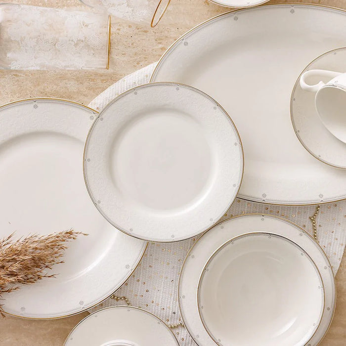 Medallion 32-Piece New Bone China Dinner Set -Serves 6