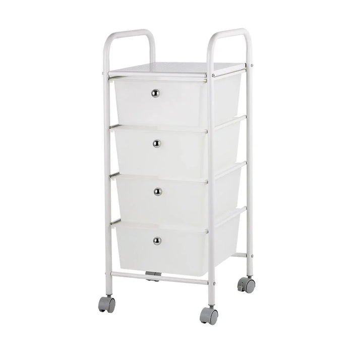 Atticus 4-Tier Storage Cart With Drawer- 34 X 32.5 X 80.5CM