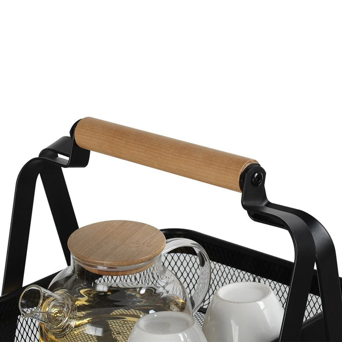 Atticus 3-Tier Multi-Functional Triangular Storage Cart -57 X 31 X 85 HCM