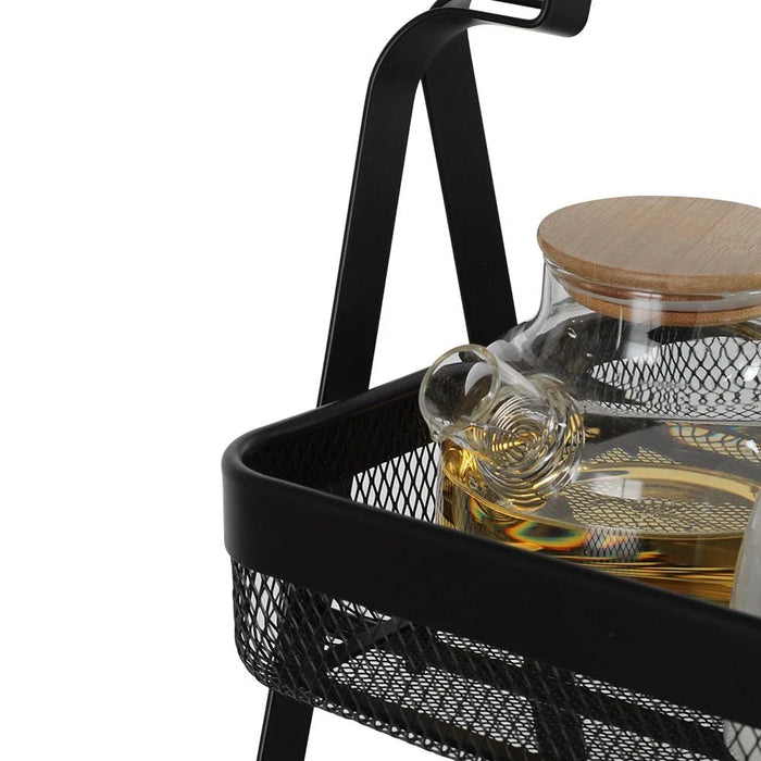 Atticus 3-Tier Multi-Functional Triangular Storage Cart -57 X 31 X 85 HCM
