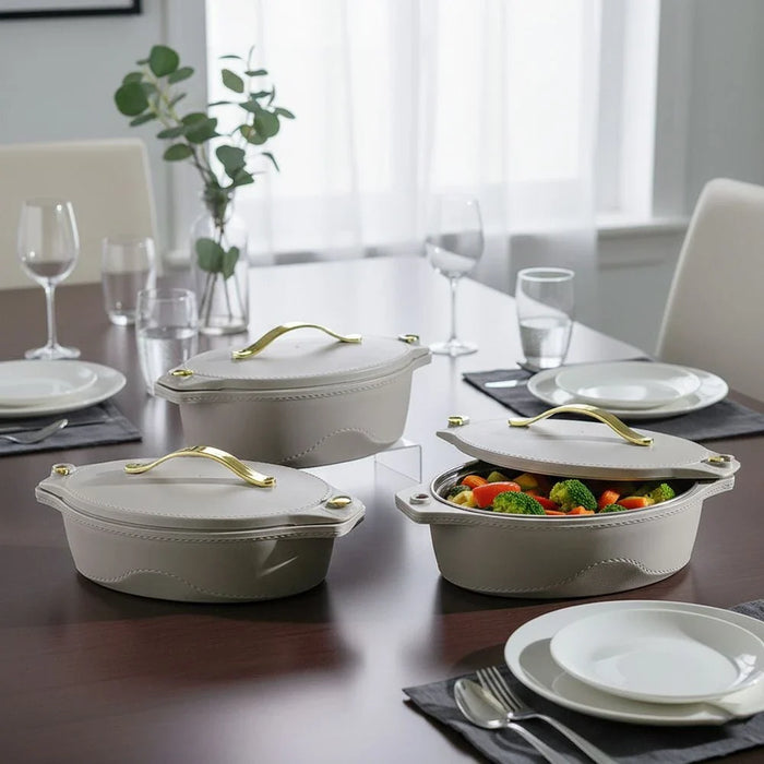 Princeton 3-Piece Casserole Set -2000,2500,3000ml