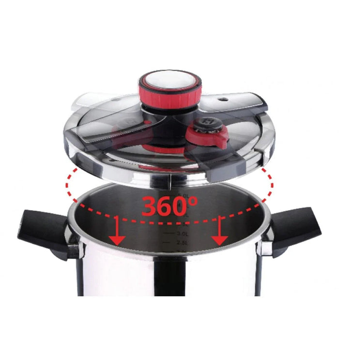 Chef's Delight Stainless Steel Pressure Cooker-9L