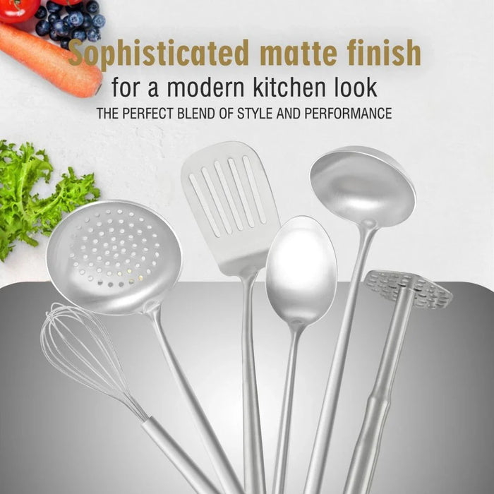 Chef's Delight 7-Piece Stainless Steel Gadget Set