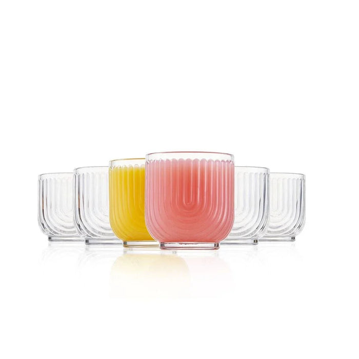 Minetta 6-Piece On the Rock Glass Set 17.9X17.9X9.5cm, 325ml