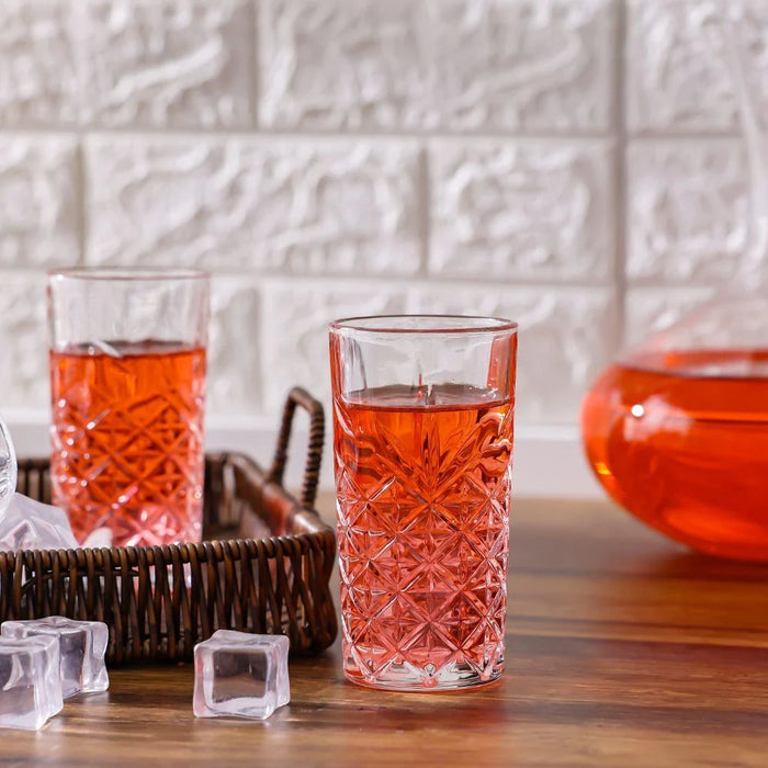 Minetta 6-Piece Tumbler Glass Set 28.5X7.6X13.6cm, 280ml