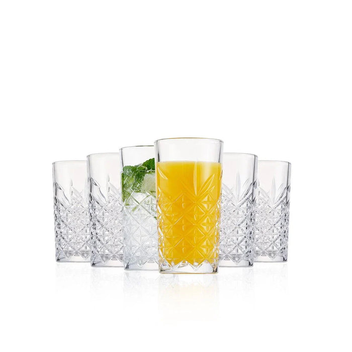 Minetta 6-Piece Tumbler Glass Set 28.5X7.6X13.6cm, 280ml