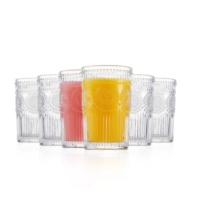 Minetta 6-Piece Tumbler Glass Set, 380ml