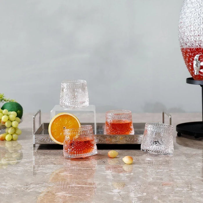 Minetta 6-Piece Sunflower Glass Set,160ml