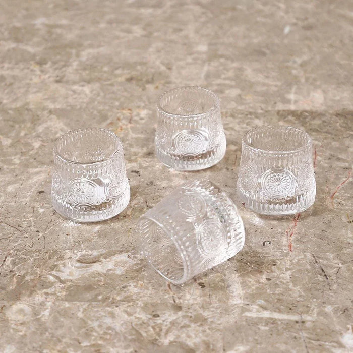 Minetta 6-Piece Sunflower Glass Set,160ml