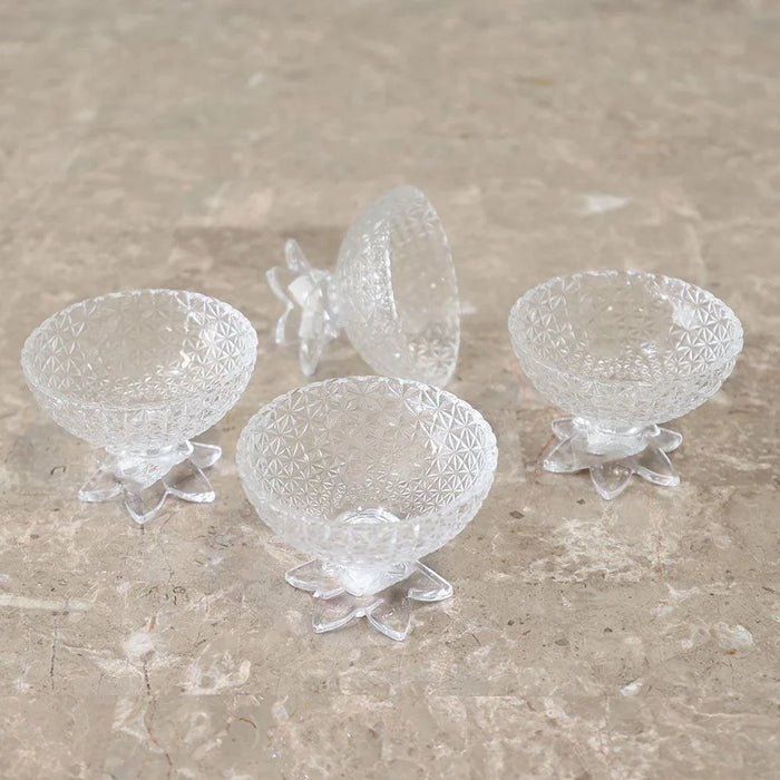 Minetta 6-Piece Glass Dessert Bowl Set,180ml