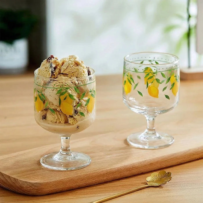 Rakle 4-Piece Ice Cream Glass Cup Set 300ml