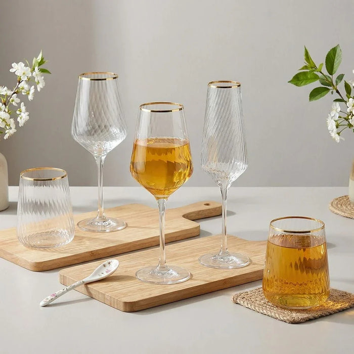 Rakle 4-Piece Stem Glass Set 435ml