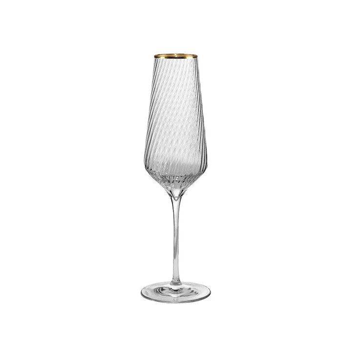 Rakle 4-Piece Footed Flute Glass Set 180ml