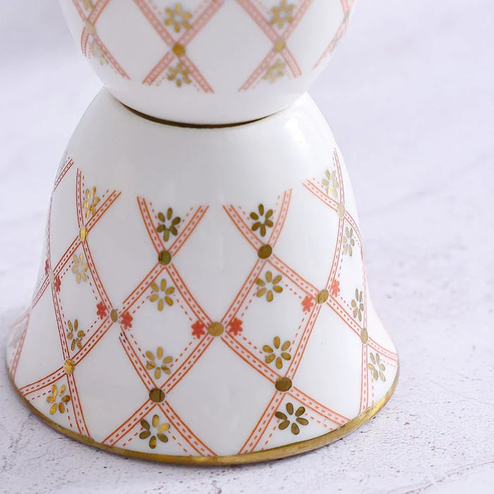 Auralin 12-Piece New Bone China Cawa Cup Set 80ml -Serves 12