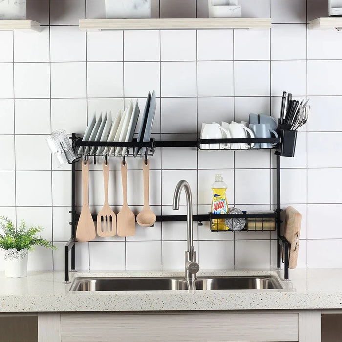 Atticus Expandable Over Sink Drying Rack -66~85 X 31.5 X 55 Hcm
