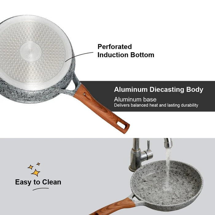Chef's Delight Rock 9-Piece Cookware Set