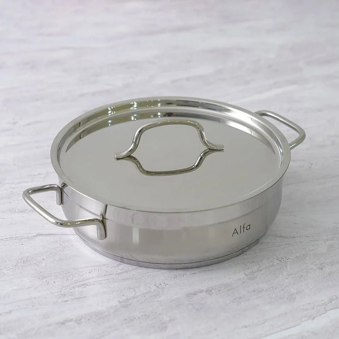 Alfa 14-Piece Stainless Steel Cookware Set